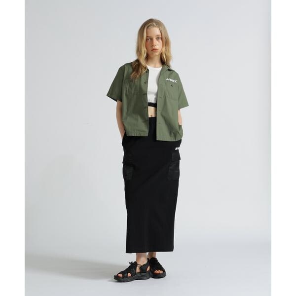 アヴィレックス（AVIREX）/《WEB&限定》JERSEY CARGO SKIRT／ジャージ カーゴスカート