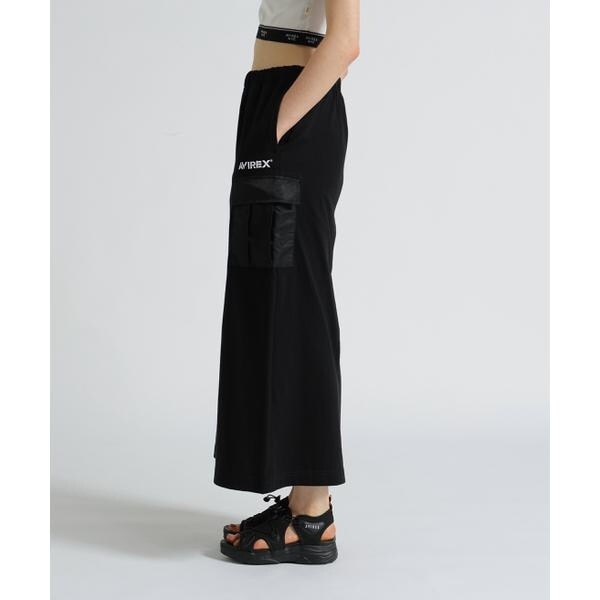 アヴィレックス（AVIREX）/《WEB&限定》JERSEY CARGO SKIRT／ジャージ カーゴスカート