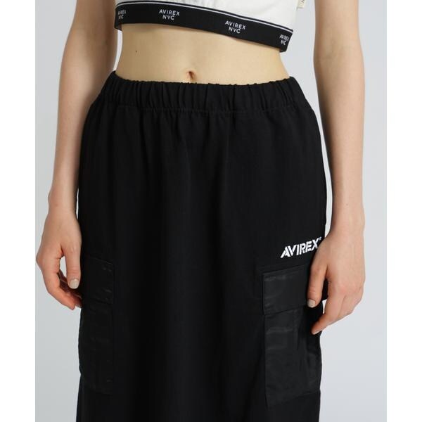 アヴィレックス（AVIREX）/《WEB&限定》JERSEY CARGO SKIRT／ジャージ カーゴスカート