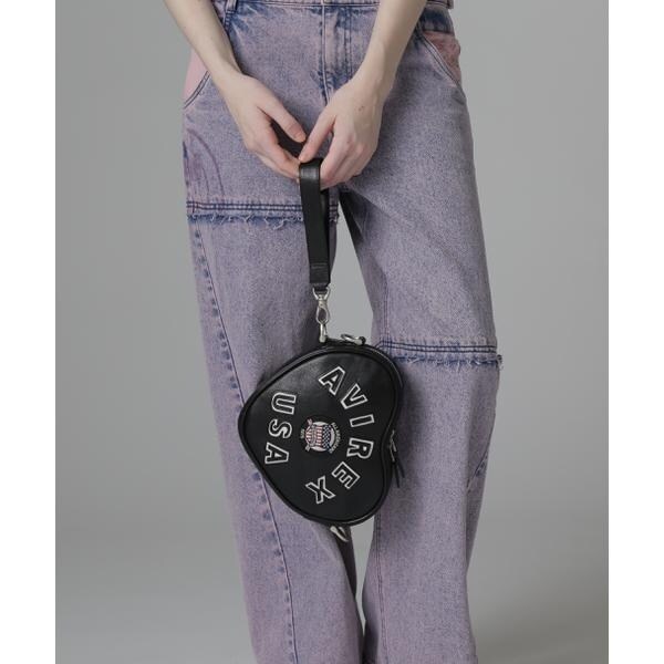 アヴィレックス（AVIREX）/《直営店限定》VARSITY HEART CHAIN BAG／バーシティーハートチェーンバッグ