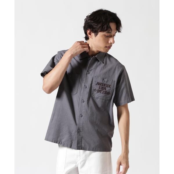 アヴィレックス（AVIREX）/《WEB&限定》COTTON LINEN SHIRT ”BLUE ANGELS” ／ コッ