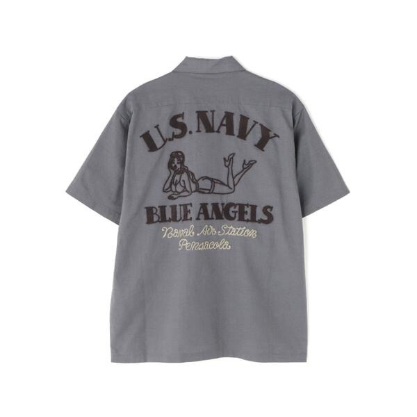 アヴィレックス（AVIREX）/《WEB&限定》COTTON LINEN SHIRT ”BLUE ANGELS” ／ コッ