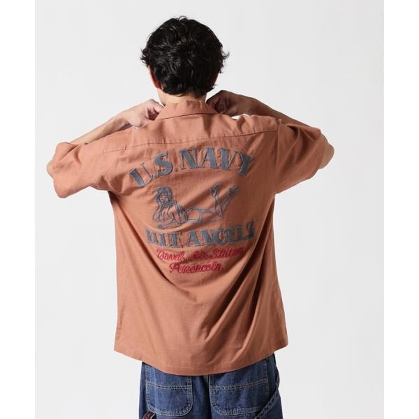 アヴィレックス（AVIREX）/《WEB&限定》COTTON LINEN SHIRT ”BLUE ANGELS” ／ コッ