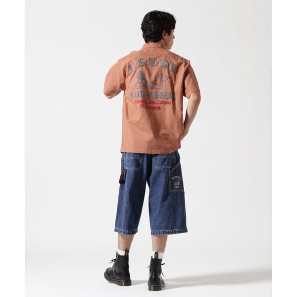 アヴィレックス（AVIREX）/《WEB&限定》COTTON LINEN SHIRT ”BLUE ANGELS” ／ コッ