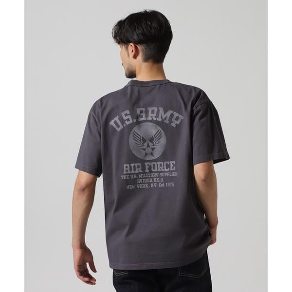 アヴィレックス（AVIREX）/MIL． STENCIL T−SHIRT US ARMY AIR FORCE ／ ステンシル 半袖T