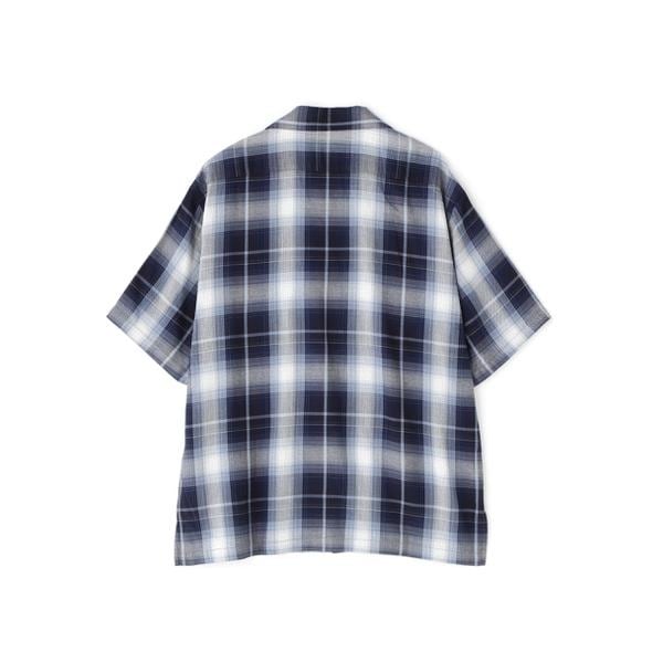 アヴィレックス（AVIREX）/ONE POINT OMBRE CHECK SHIRT ／ 半袖 ワンポイント オンブレチェックシャ_14