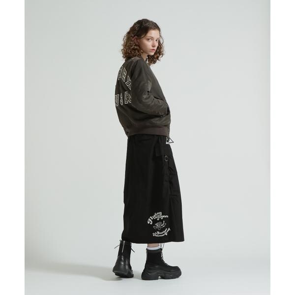 *AVIREX* フライングタイガー プリントスカート FLYING TIGERS PRINT SKIRT/フライングタイガープリントスカート