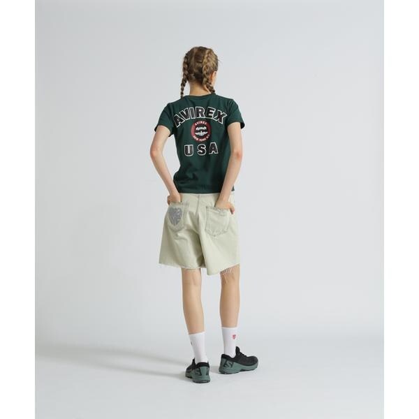 アヴィレックス（AVIREX）/《WOMAN／直営店限定》HEART SHORT PANTS／ハートショートパンツ