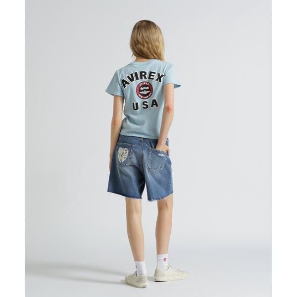 アヴィレックス（AVIREX）/《WOMAN／直営店限定》HEART SHORT PANTS／ハートショートパンツ