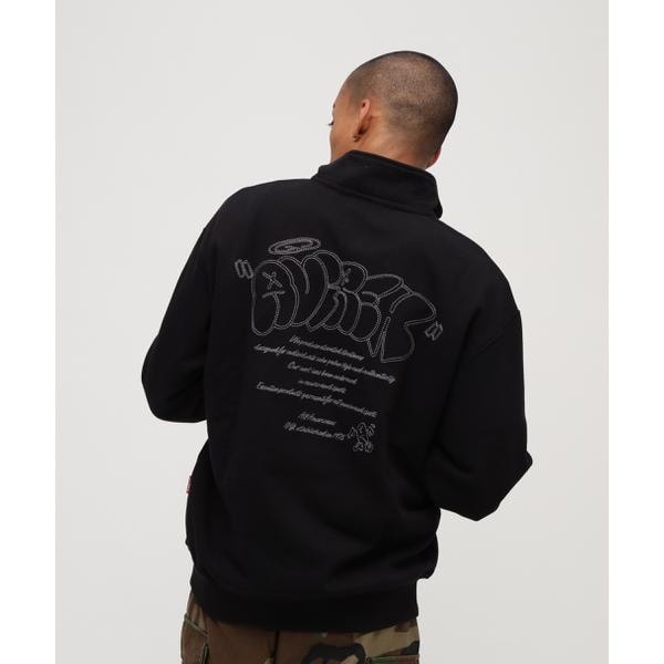 アヴィレックス（AVIREX）/《直営店限定》GRAFFITI HALF ZIP SWEAT