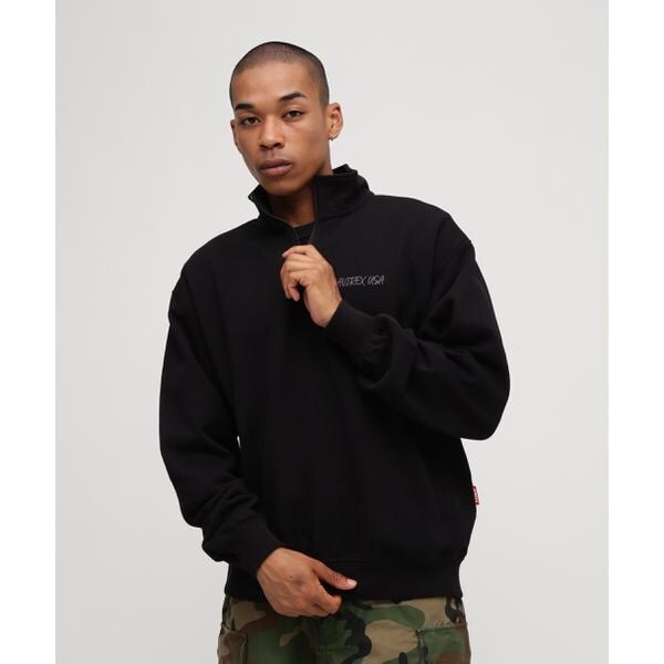 アヴィレックス（AVIREX）/《直営店限定》GRAFFITI HALF ZIP SWEAT