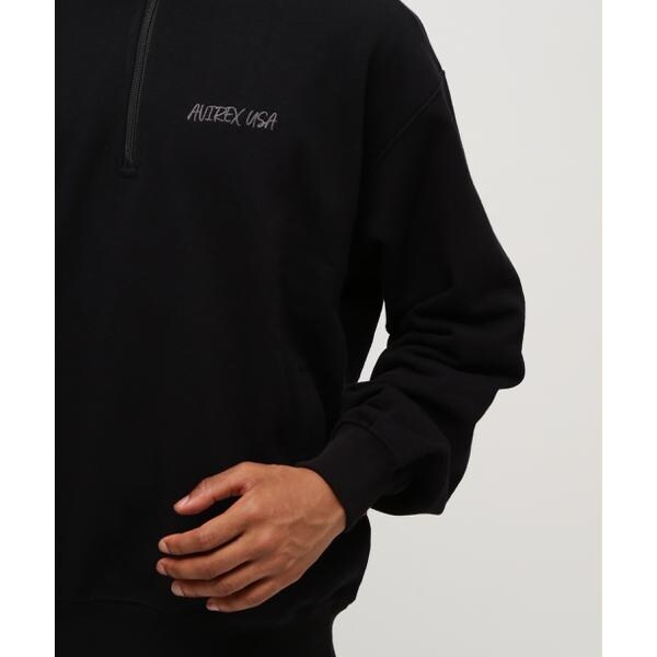 アヴィレックス（AVIREX）/《直営店限定》GRAFFITI HALF ZIP SWEAT