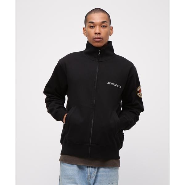 アヴィレックス（AVIREX）/《直営店限定》CAMP LEJEUNE PATCHED STAND ZIP SWEAT