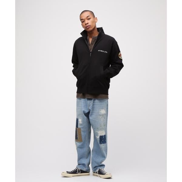 アヴィレックス（AVIREX）/《直営店限定》CAMP LEJEUNE PATCHED STAND ZIP SWEAT