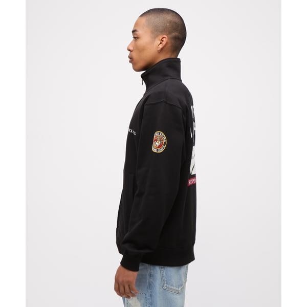 アヴィレックス（AVIREX）/《直営店限定》CAMP LEJEUNE PATCHED STAND ZIP SWEAT