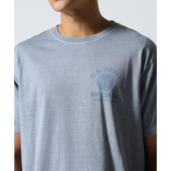 アヴィレックス（AVIREX）/《直営店限定》FADE WASH AIR CORPS T−SHIRT