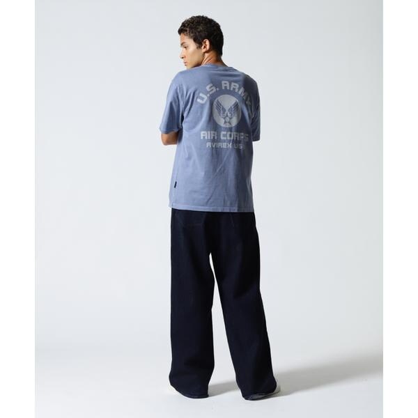 アヴィレックス（AVIREX）/《直営店限定》FADE WASH AIR CORPS T−SHIRT