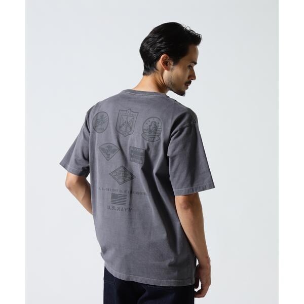アヴィレックス（AVIREX）/《直営店限定》FADE WASH TOP GUN T−SHIRT