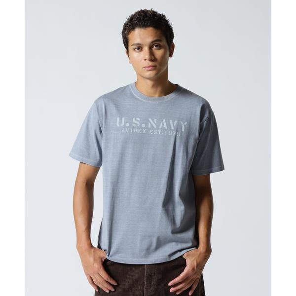アヴィレックス（AVIREX）/《直営店限定》FADE WASH TOP GUN T−SHIRT