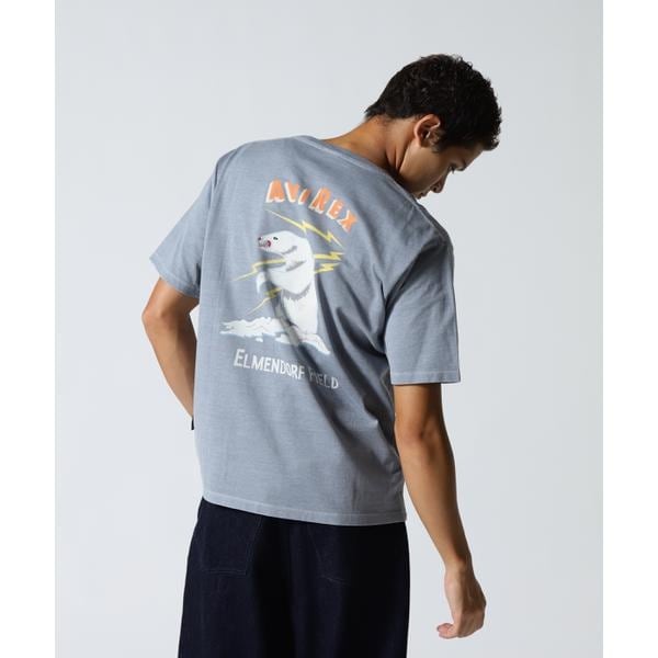 アヴィレックス（AVIREX）/《直営店限定》FADE WASH ALASKA T−SHIRT