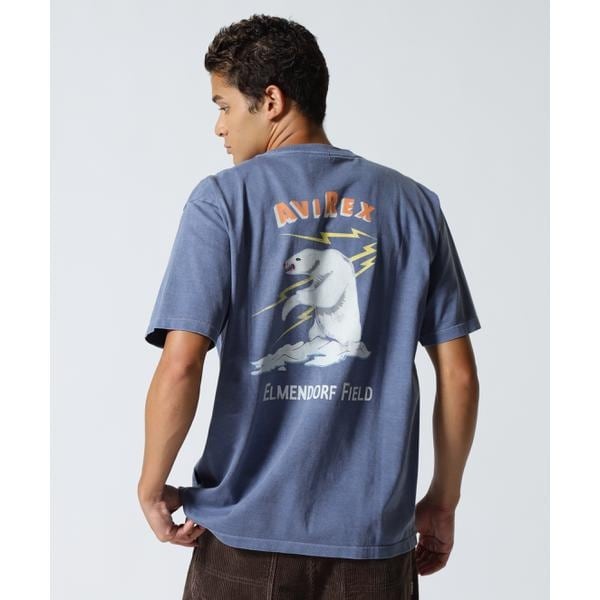 アヴィレックス（AVIREX）/《直営店限定》FADE WASH ALASKA T−SHIRT