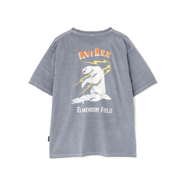 アヴィレックス（AVIREX）/《直営店限定》FADE WASH ALASKA T−SHIRT
