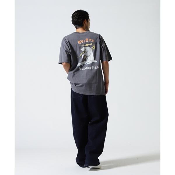 アヴィレックス（AVIREX）/《直営店限定》FADE WASH ALASKA T−SHIRT
