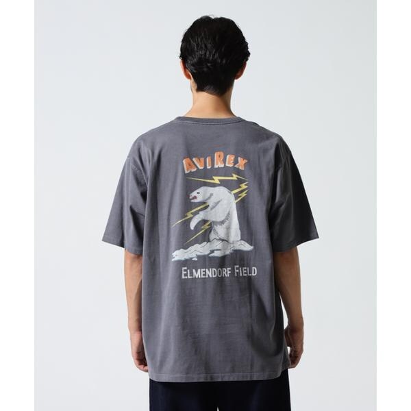 アヴィレックス（AVIREX）/《直営店限定》FADE WASH ALASKA T−SHIRT