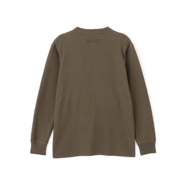 アヴィレックス（AVIREX）/《直営店限定》HONEYCOMB WAFFLE HENRY NECK NAVAL T−SHIRT