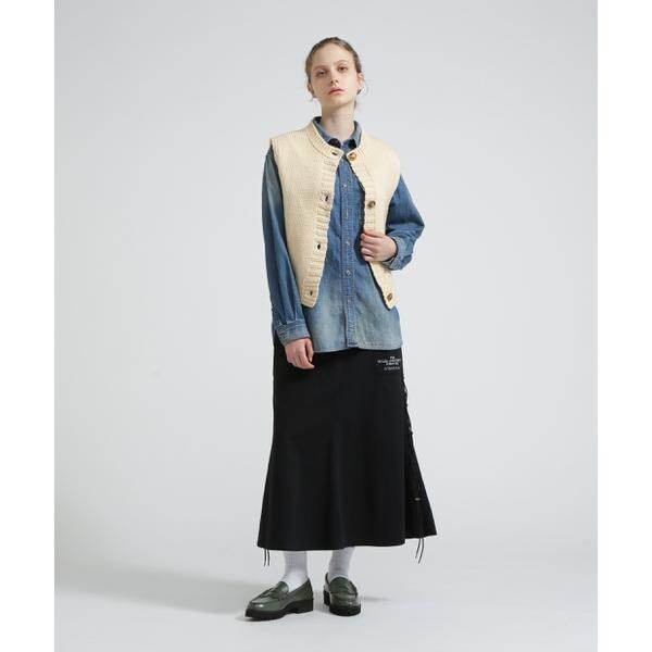 アヴィレックス（AVIREX）/《WOMAN／直営店限定》PATTERN KINT VEST／パターンニットベスト