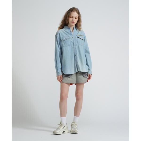 アヴィレックス（AVIREX）/《WOMAN／取扱店限定アイテム》EMB DENIM SHIRT HAYDEN VALLEY