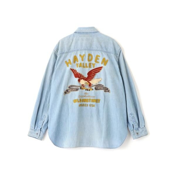 アヴィレックス（AVIREX）/《WOMAN／取扱店限定アイテム》EMB DENIM SHIRT HAYDEN VALLEY