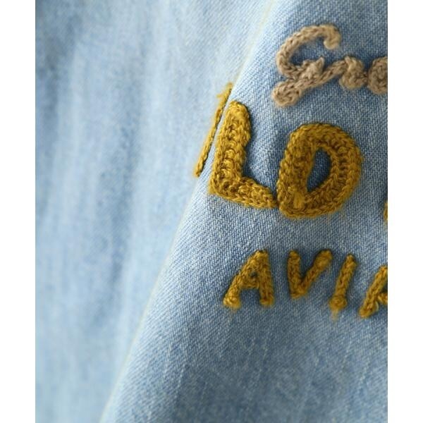 アヴィレックス（AVIREX）/《WOMAN／取扱店限定アイテム》EMB DENIM SHIRT HAYDEN VALLEY