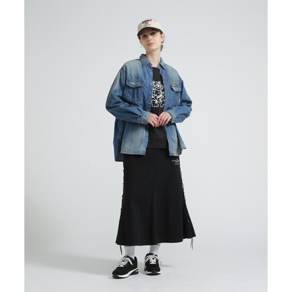 アヴィレックス（AVIREX）/《WOMAN／取扱店限定アイテム》EMB DENIM SHIRT HAYDEN VALLEY