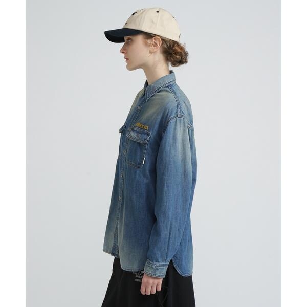 アヴィレックス（AVIREX）/《WOMAN／取扱店限定アイテム》EMB DENIM SHIRT HAYDEN VALLEY