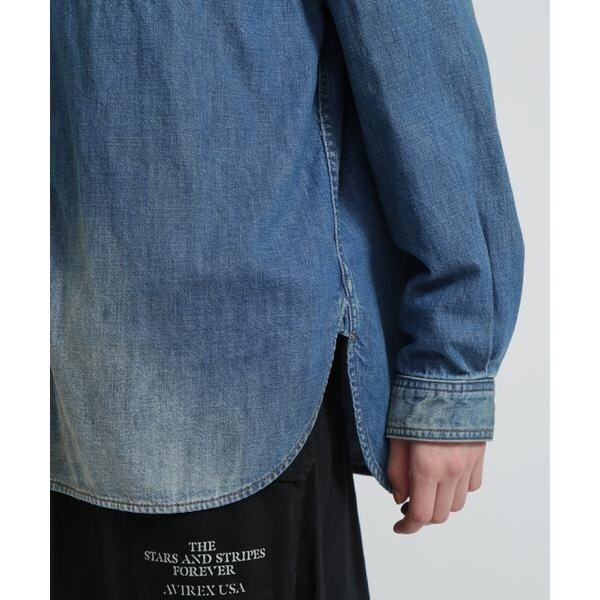 アヴィレックス（AVIREX）/《WOMAN／取扱店限定アイテム》EMB DENIM SHIRT HAYDEN VALLEY