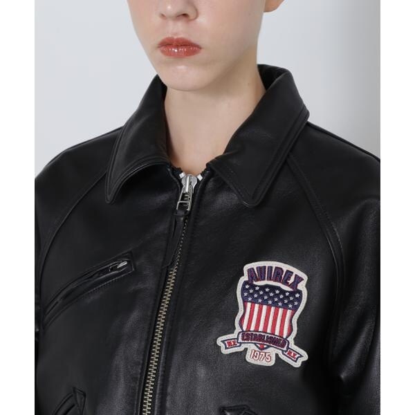 アヴィレックス（AVIREX）/《WOMAN／直営店限定》LIGHT SIGNATURE VARSITY JACKET