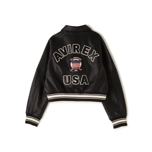 アヴィレックス（AVIREX）/《WOMAN／直営店限定》LIGHT SIGNATURE VARSITY JACKET