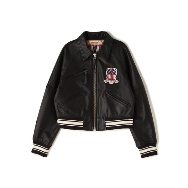 アヴィレックス（AVIREX）/《WOMAN／直営店限定》LIGHT SIGNATURE VARSITY JACKET