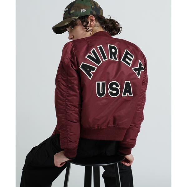 アヴィレックス（AVIREX）/《WOMAN》MA−1 COMMERCIAL LOGO