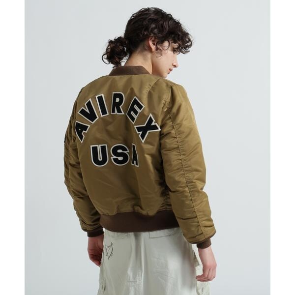 アヴィレックス（AVIREX）/《WOMAN》MA−1 COMMERCIAL LOGO