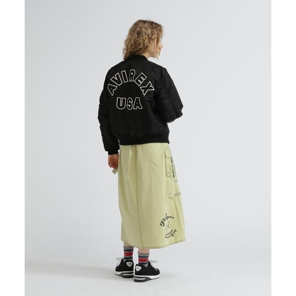 アヴィレックス（AVIREX）/《WOMAN》MA−1 COMMERCIAL LOGO