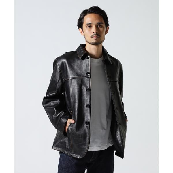アヴィレックス（AVIREX）/COWHIDE CARCOAT VINTAGE FINISH_1