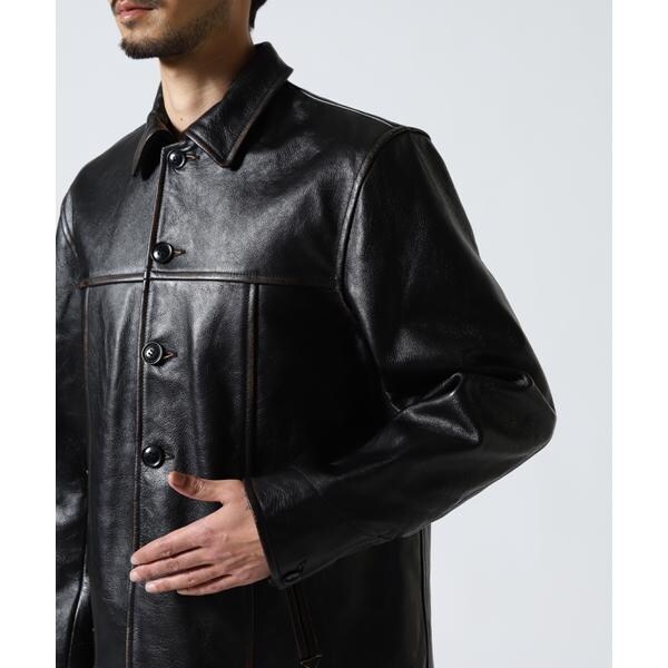 アヴィレックス（AVIREX）/COWHIDE CARCOAT VINTAGE FINISH_6