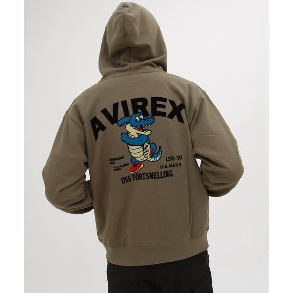 アヴィレックス（AVIREX）/《WEB&DEPOT限定》USS FORT SNELLING ZIPUP HOODIE_1