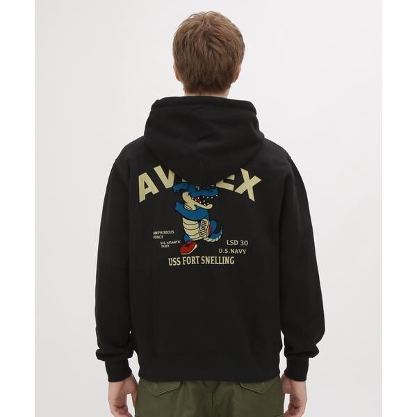 アヴィレックス（AVIREX）/《WEB&DEPOT限定》USS FORT SNELLING ZIPUP HOODIE_8