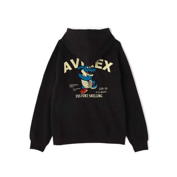 アヴィレックス（AVIREX）/《WEB&DEPOT限定》USS FORT SNELLING ZIPUP HOODIE_13