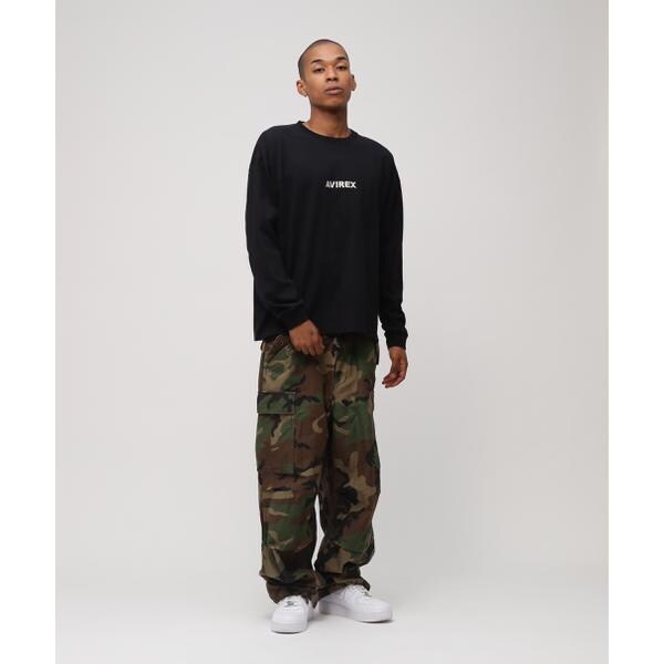 アヴィレックス（AVIREX）/《WEB&限定》CORE LOGO L／S T−SHIRT