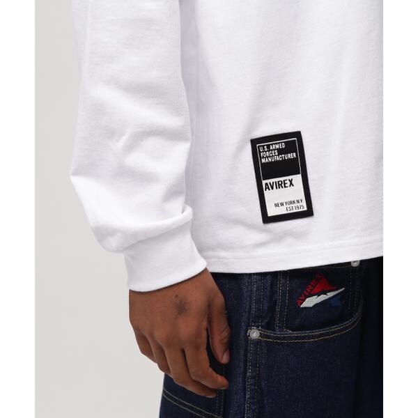 アヴィレックス（AVIREX）/《WEB&限定》CORE LOGO L／S T−SHIRT