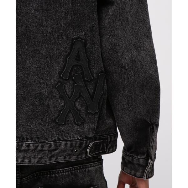 アヴィレックス（AVIREX）/LEATHER PATCH DENIM JACKET_16